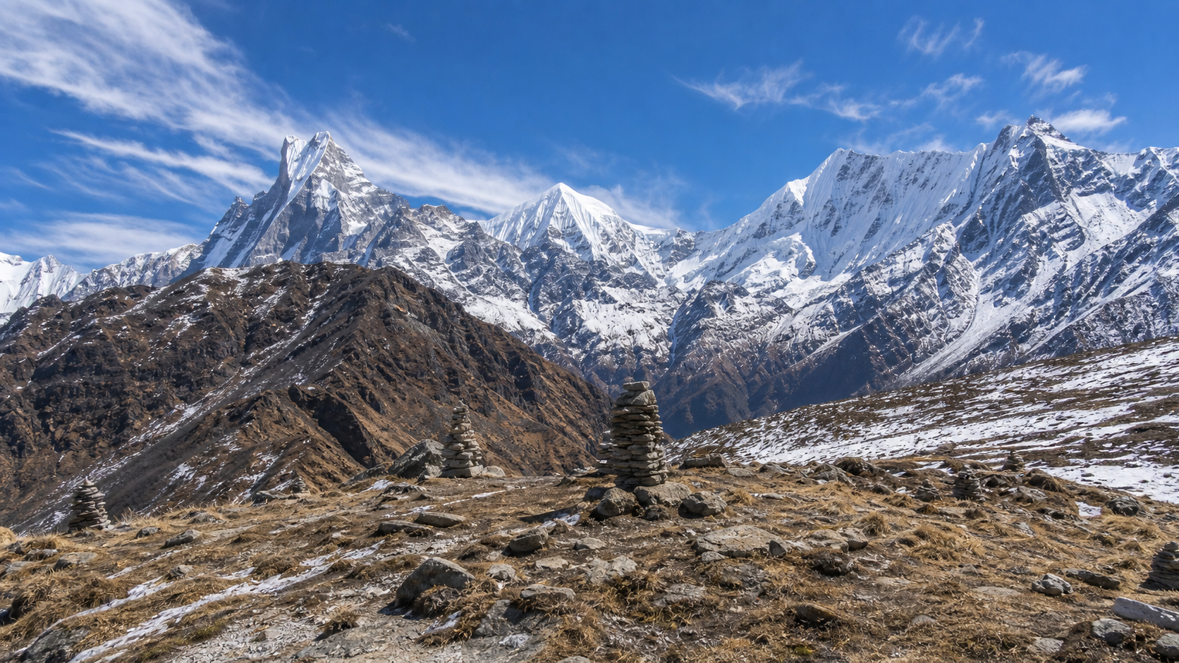 Mardi Himal Trekking super realistic image 6